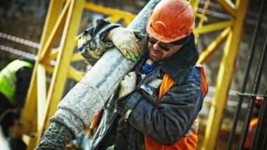 construction worker working